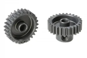 Corally 48DP Pinion - Short - Hard Anodised Al7075 -
