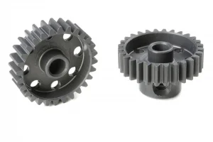 Corally 48DP Pinion - Short - Hard Anodised Al7075 -