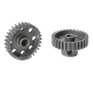 Corally 48DP Pinion - Short - Hard Anodised Al7075 -