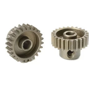 Corally 48DP Pinion - Short - Hardened Steel - 24 Teeth