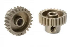 Corally 48DP Pinion - Short - Hardened Steel - 24 Teeth