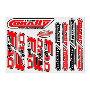 Corally Stickersheet Fs X-10 - Precut - 210X148mm - 1