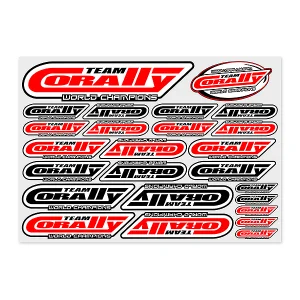 Corally Sponsor Sticker Sheet Corally - Precut - 210X1