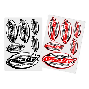 Corally Sponsor Sticker Sheet Corally - Precut - 105X1