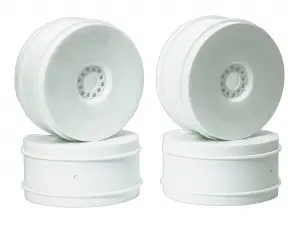 Centro 1:8 Dished Buggy Wheels Set Of 4 - White