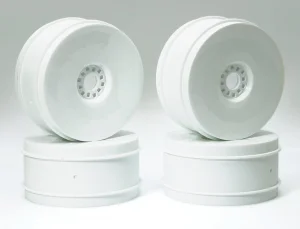 Centro 1:8 Dished Buggy Wheels Set Of 4 - White