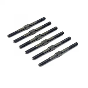 Centro RC10B7 Titanium Turnbuckle Set (6Pc) - Black