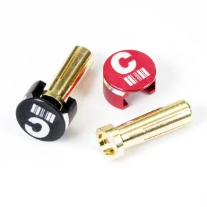 Centro Low Profile Heatsink Plug Connector Grips with 5mm Bullets