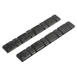 Centro Black Chassis Weights With Adhesive 5G/10G x 2 Strips