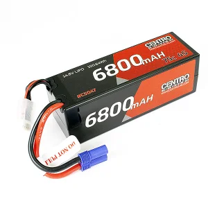 Centro 4S 6800Mah 14.8V 75C Hardcase LiPo Battery - EC5
