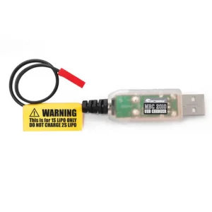 Carisma GT24B Lipo 1S Battery USB Charger