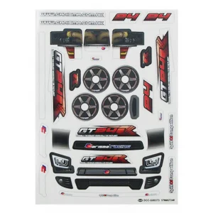 Carisma GT24R Rally Car Decal Sheet