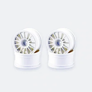 Carisma M48S Multi Spoke Wheels Set (White)