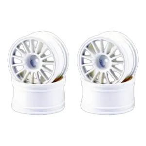 Carisma M48S Multi Spoke Wheels Set (White)
