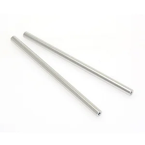 CEN M3X117mm Threaded Aluminium Link (Silver Anodized) - 2Pcs