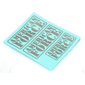 CEN American Force Decal (Silver)