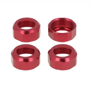 CEN Shock Cap (Red Anodized) 4Pcs
