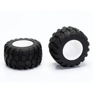 CEN Wheel + Tire Glued (White)