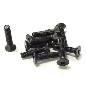 CEN M3X14mm Hex Socket Flat Head Socket Screw (10Pcs)
