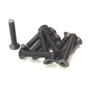 CEN M3X17mm Hex Socket Flat Head Socket Screw (10Pcs)