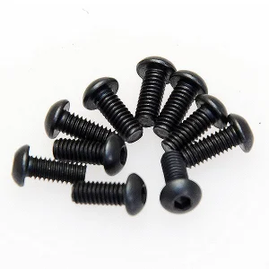 CEN M2.5X6mm Button Head Hex Socket Screw (10Pcs)