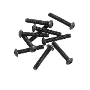 CEN M3X18mm Button Head Hex Socket Screw (10Pcs)