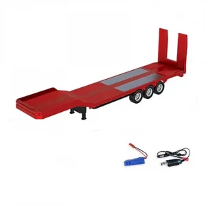 HuiNa RC Haulage Flatbed Trailer - Red