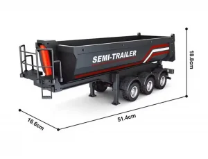 HuiNa Black Truck Trailer For 1501 Scania Cabs