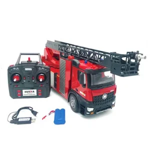 HuiNa 1:14 Fire Truck With Ladder And Hose
