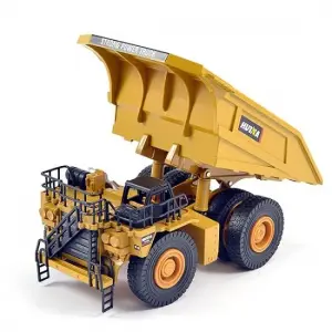 HuiNa 1/40 Diecast Dump Truck Static Model