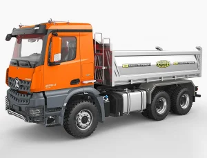 HuiNa Kabolite 1:14 Dump Truck 8X8 With Metal Tipper RTR - Orange