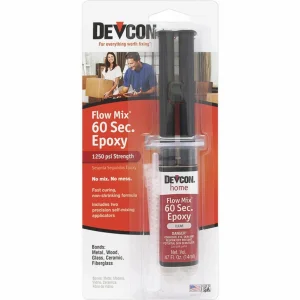 Devcon 14ml 60 Second Epoxy Flow-Mix (Syringe, Carded)