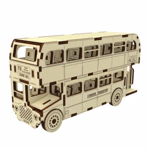 DPR London Bus Wooden Assembly Kit