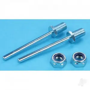 Dubro 2in L x 3/16in diameter Axle Shaft (2 pcs per package)