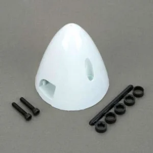 Dubro 1-1/2in Spinner, White (1 PC per package)