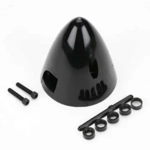 Dubro 1-1/2in Spinner, Black (1 PC per package)