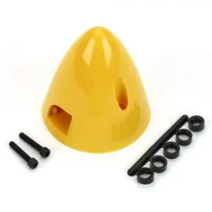 Dubro 1-1/2in Spinner, Yellow (1 PC per package)