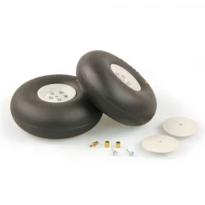 Dubro DB400Rv Smooth Inflatable Wheels 4.0Ins (2)