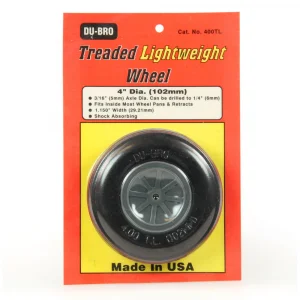 Dubro DB400Tl Treaded L/W Wheel 4.0Ins