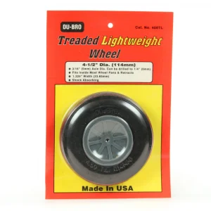 Dubro DB450Tl Treaded L/W Wheel 4.5Ins