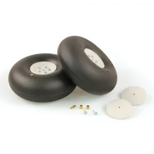 Dubro DB500Rv Smooth Inflatable Wheels 5.0Ins (2)