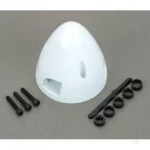 Dubro 2in Three Blade Spinner Black (1 PC per package)