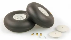 Dubro DB400Rv Smooth Inflatable Wheels 4.0Ins (2)