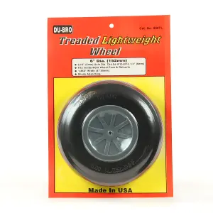 Dubro DB600Tl Treaded L/W Wheel 6.0Ins