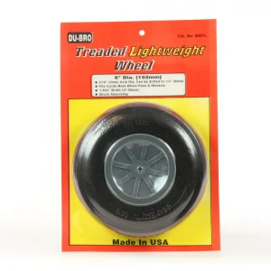 Dubro DB600Tl Treaded L/W Wheel 6.0Ins