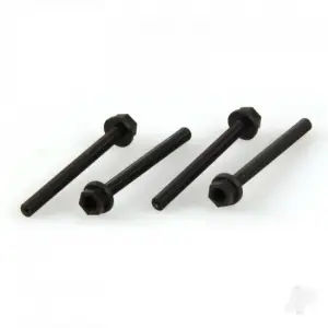 Dubro 1/4-20 x 3in Nylon Wing Bolts (4 pcs per package)