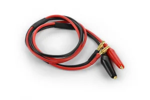 Hudy Cable 600mm With 4mm Banana Plugs + Crocodile Clips