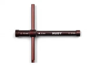 Hudy Glow Plug / Clutch Multi Wrench (5mm, 8mm + 10mm)