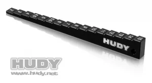 Hudy Chassis Ride Height Gauge - 2mm to 15mm Stepped ** CLEARANCE **