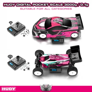 Hudy Professional Digital Pocket Scale - 3000G/0.1G